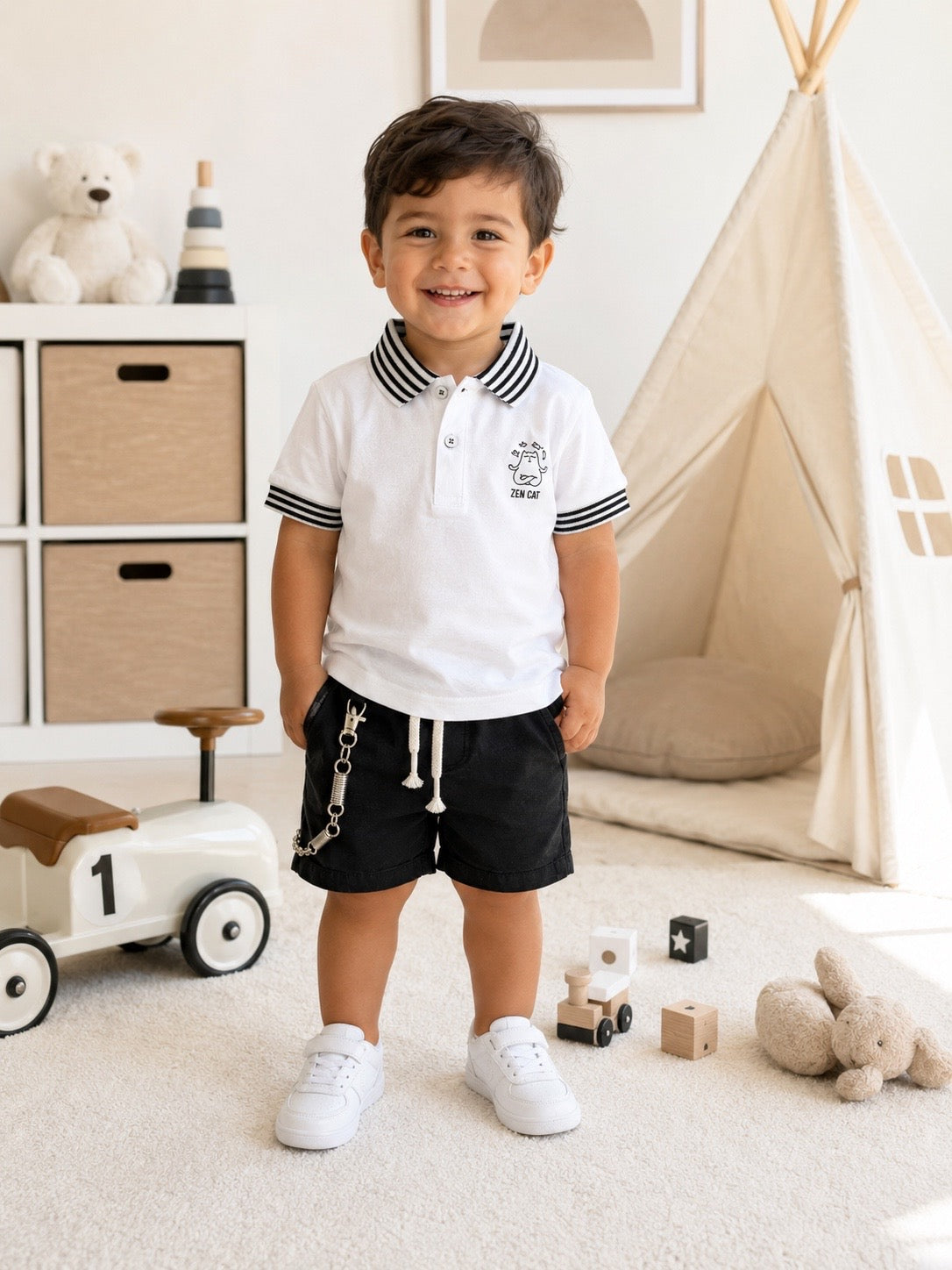 MAGLIA A POLO NEONATO