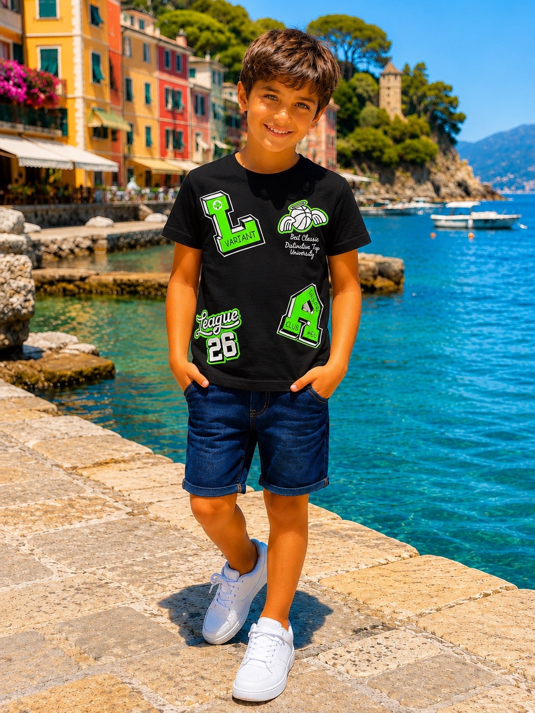 T-SHIRT 100% COTONE BAMBINO