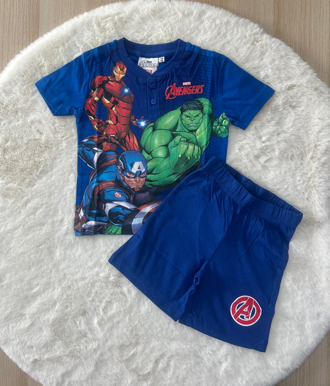 PIGIAMA BAMBINO 100% COTONE AVENGERS