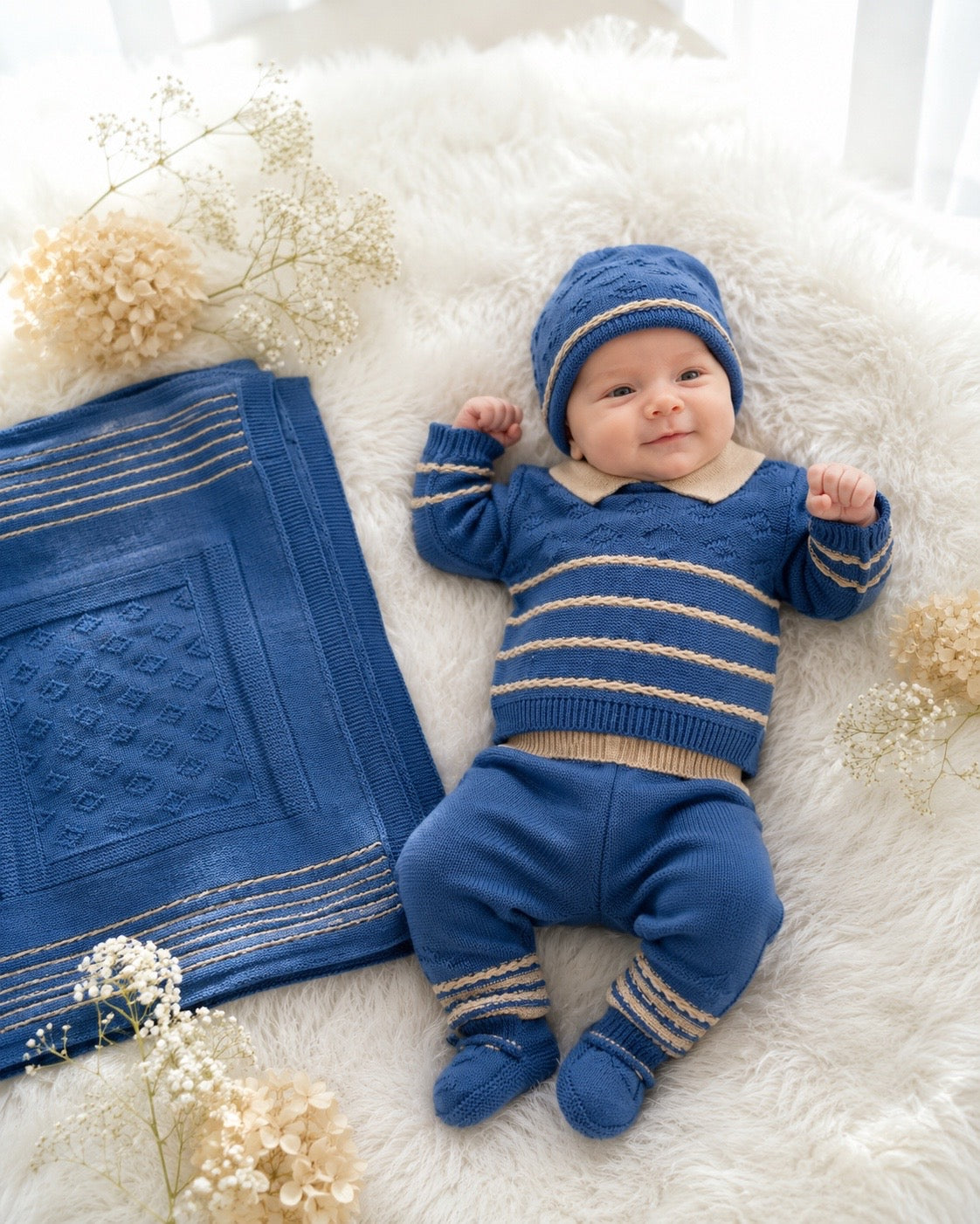 COORDINATO 5 PZ "BABYCHIC" NEONATO