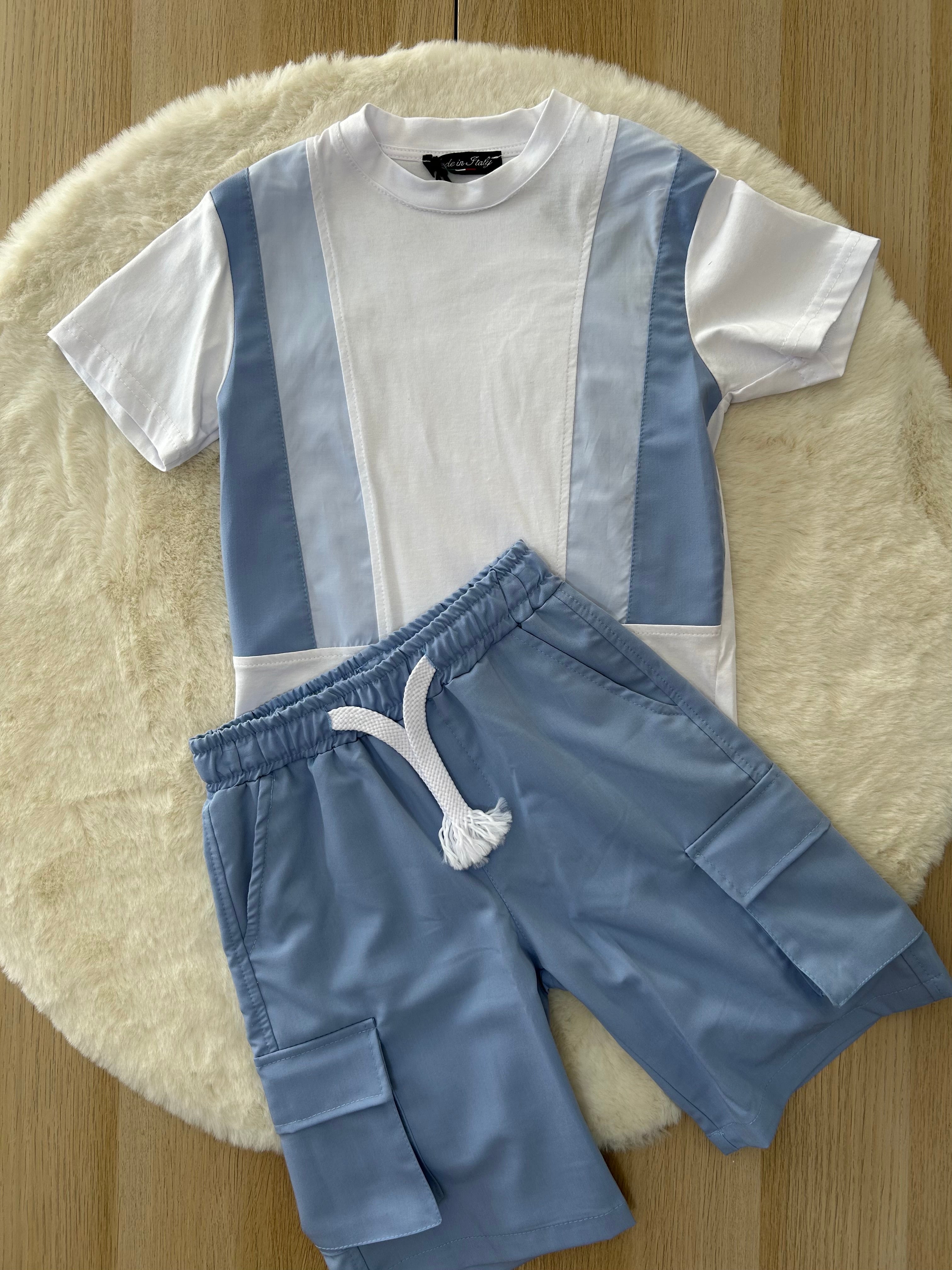 COMPLETO T-SHIRT E BERMUDA BAMBINO