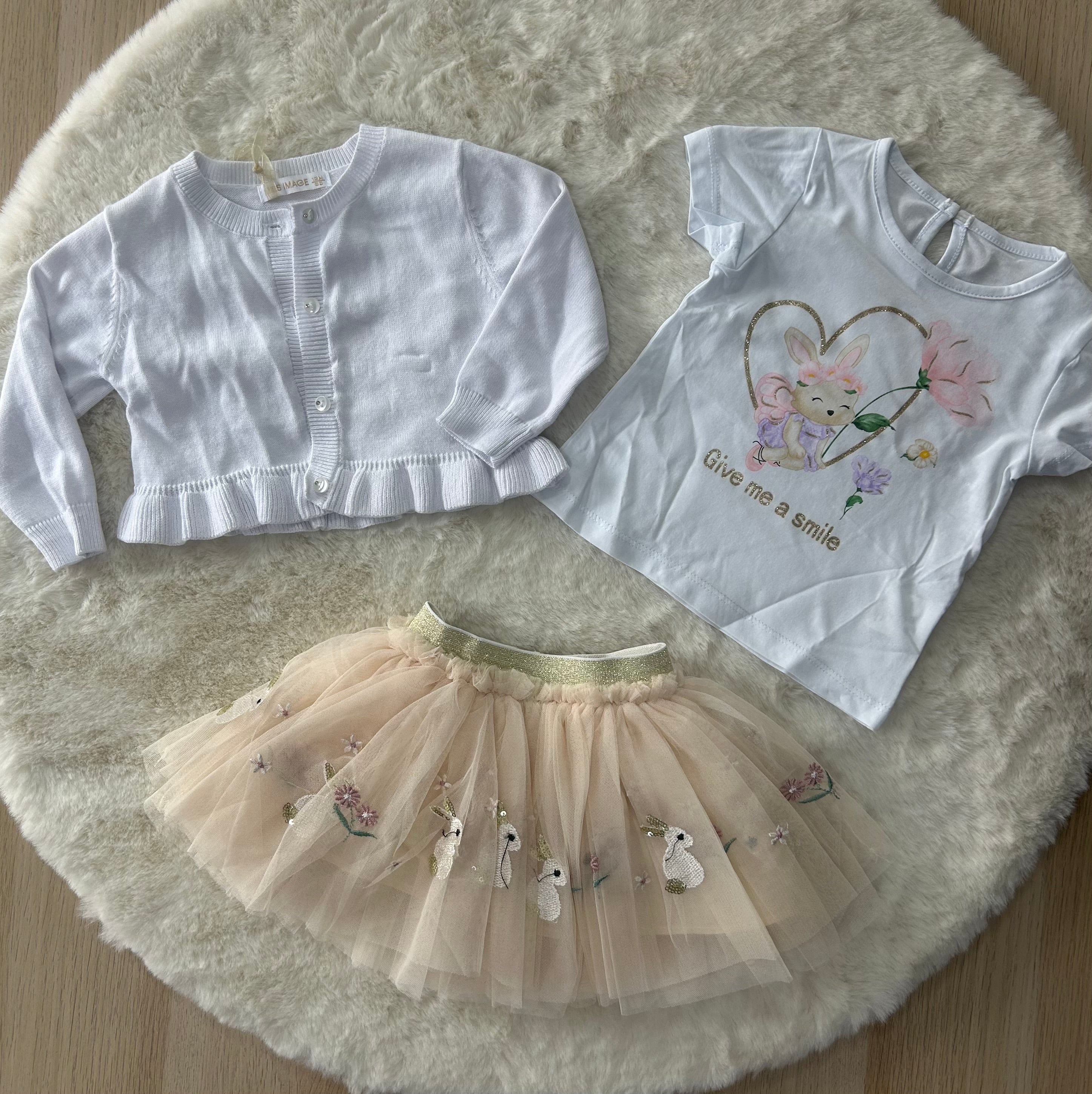 COMPLETO  NEONATA 3PZ PRIMAVERILE