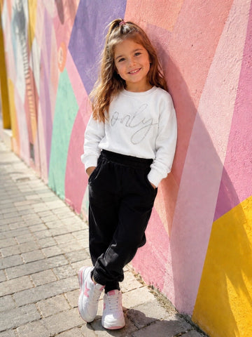 TUTA IN COTONE GARZATO BAMBINA
