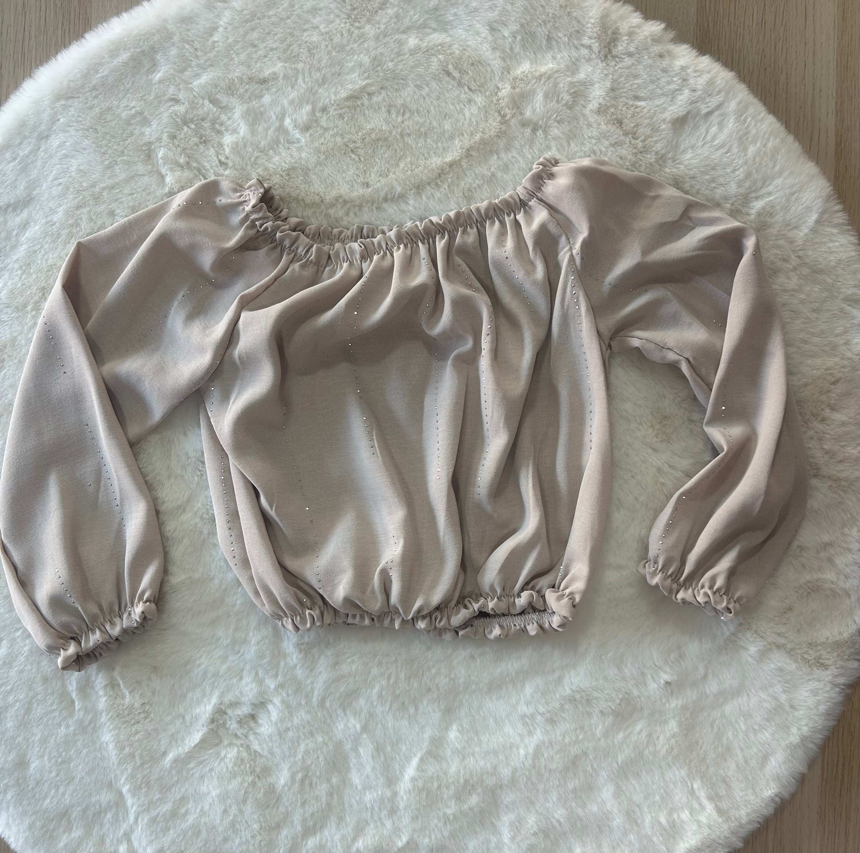 MAGLIA BAMBINA CON STRASS