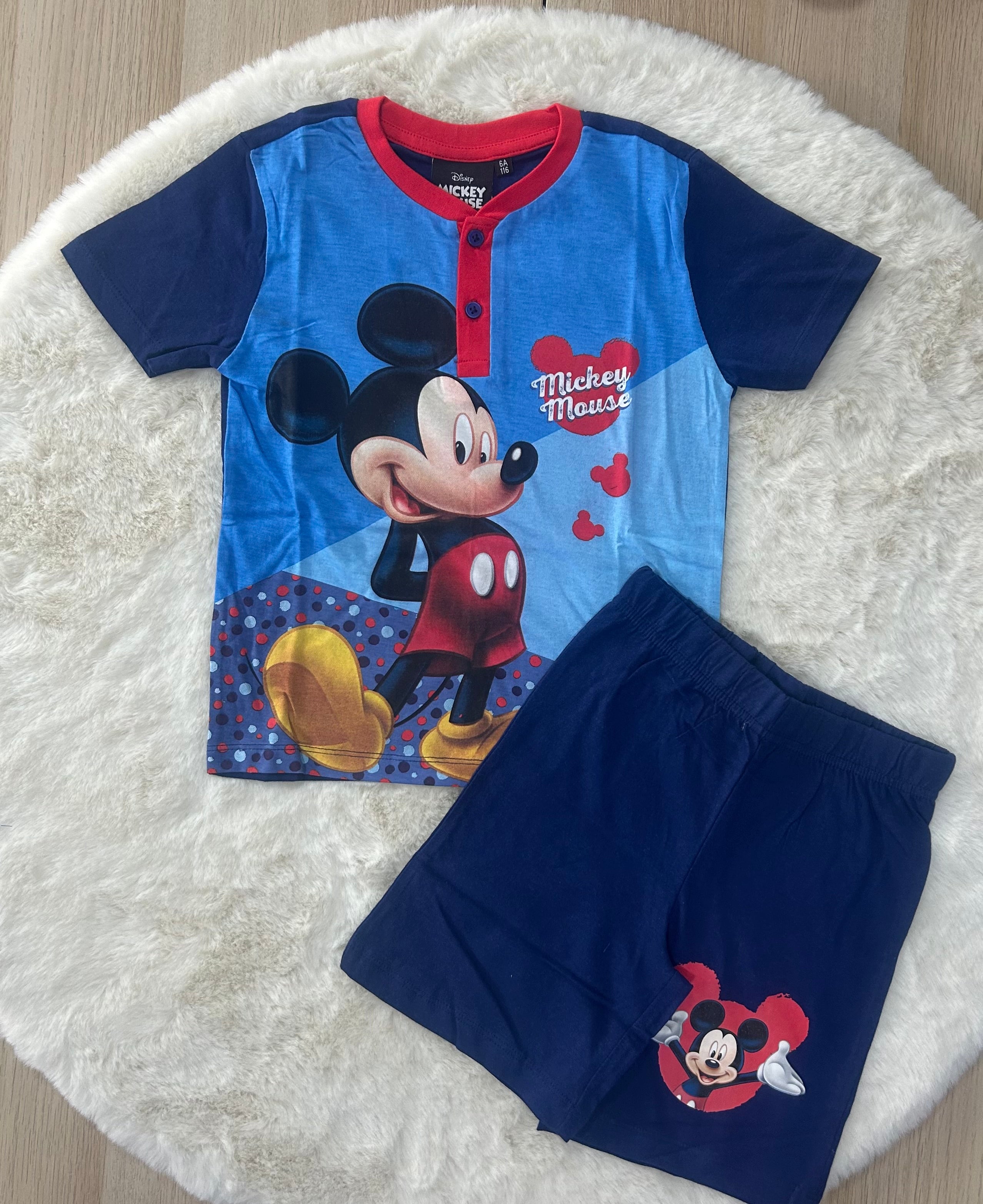 PIGIAMA BAMBINO 100% COTONE MICKEY MOUSE