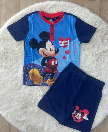 PIGIAMA BAMBINO 100% COTONE MICKEY MOUSE