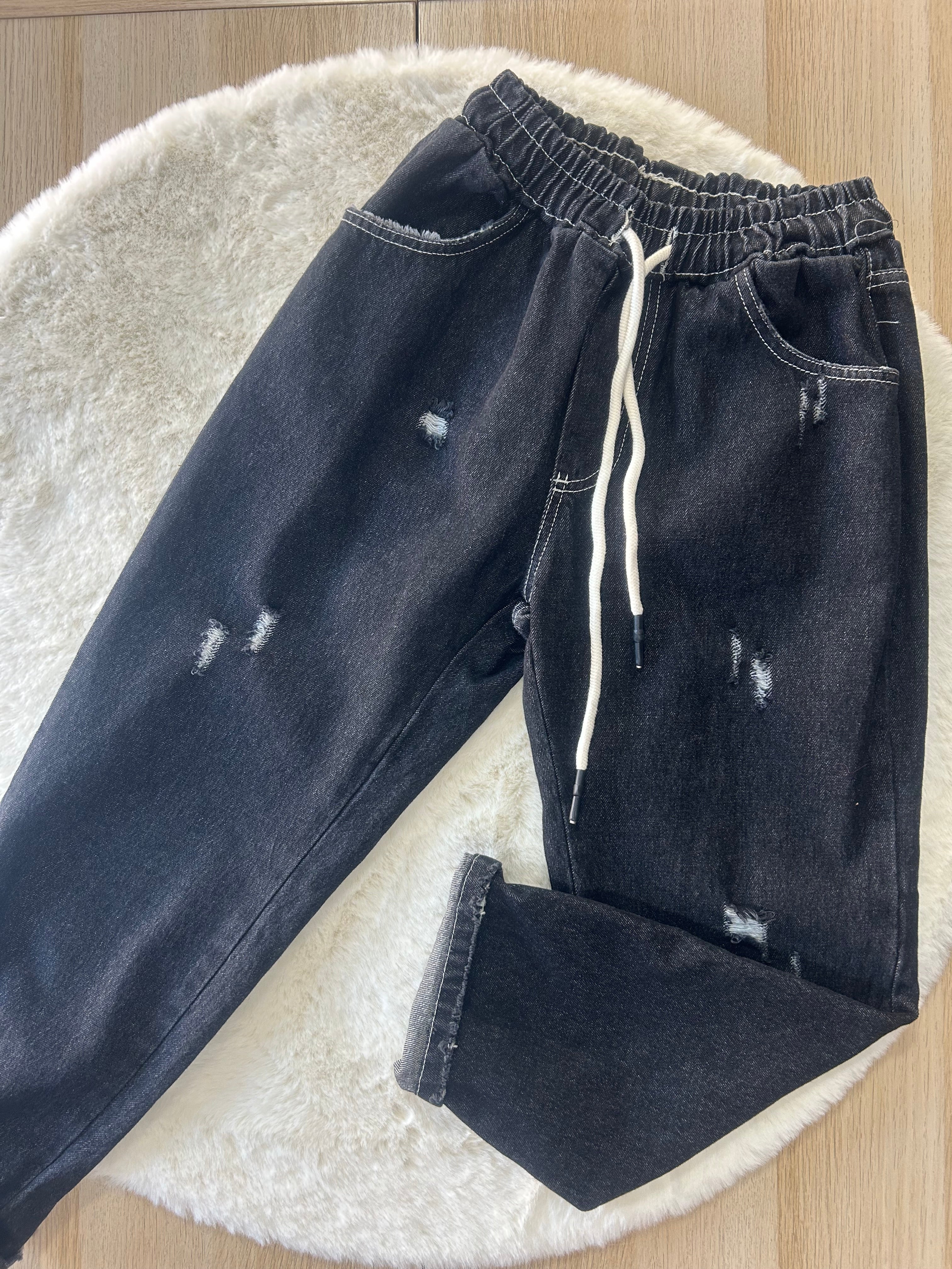 PANTALONI JEANS BAMBINO CN ELASTICO