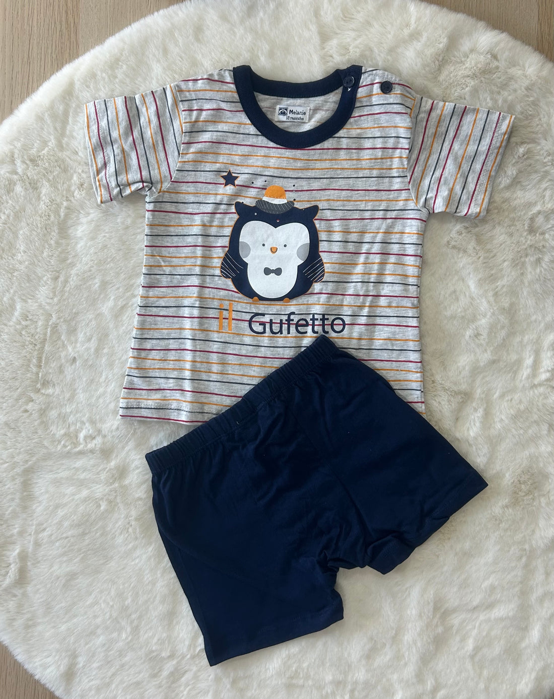 PIGIAMA NEONATO 100% COTONE MELANIE