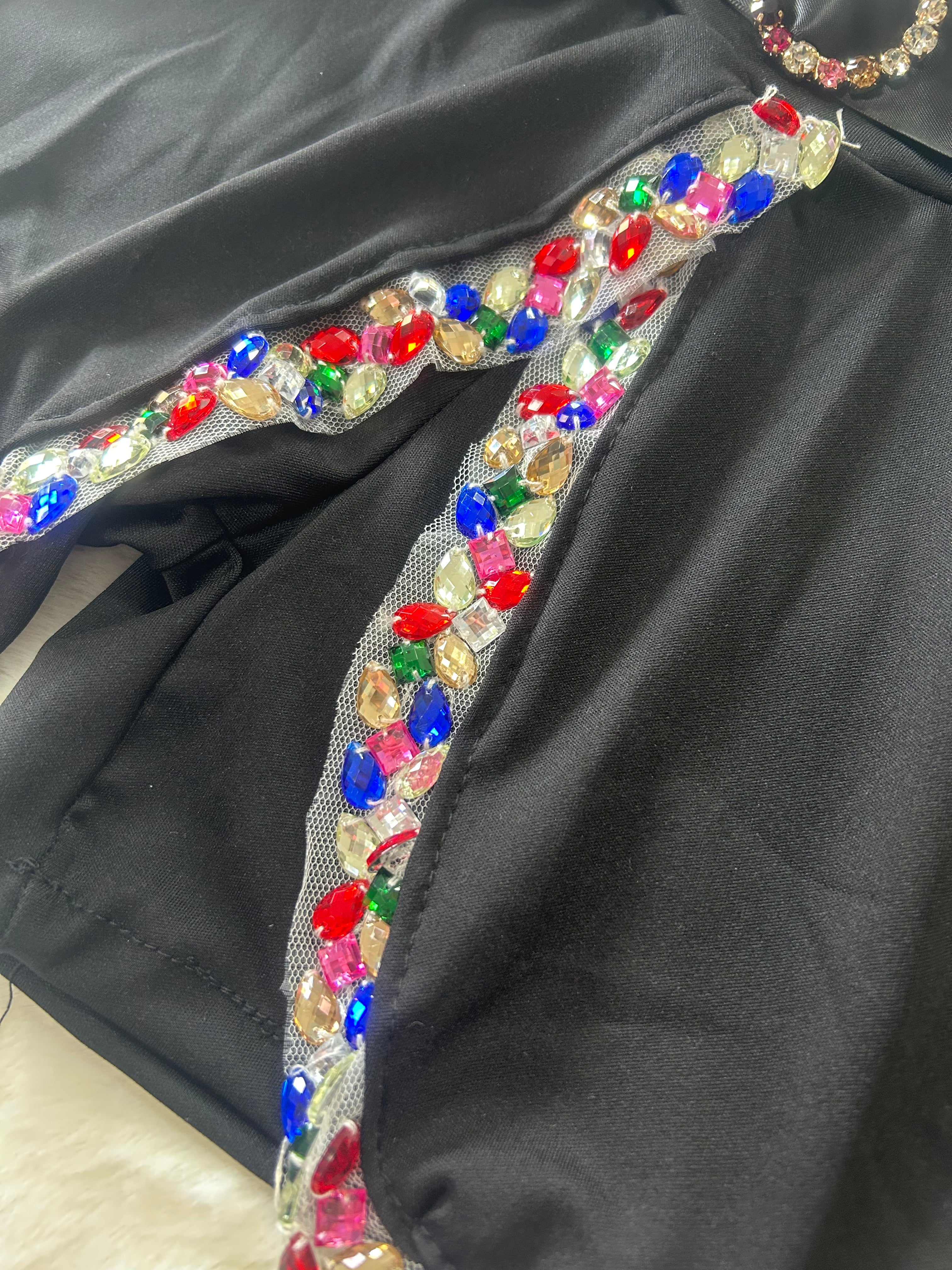 PANTALONCINI BAMBINA CON PERLE