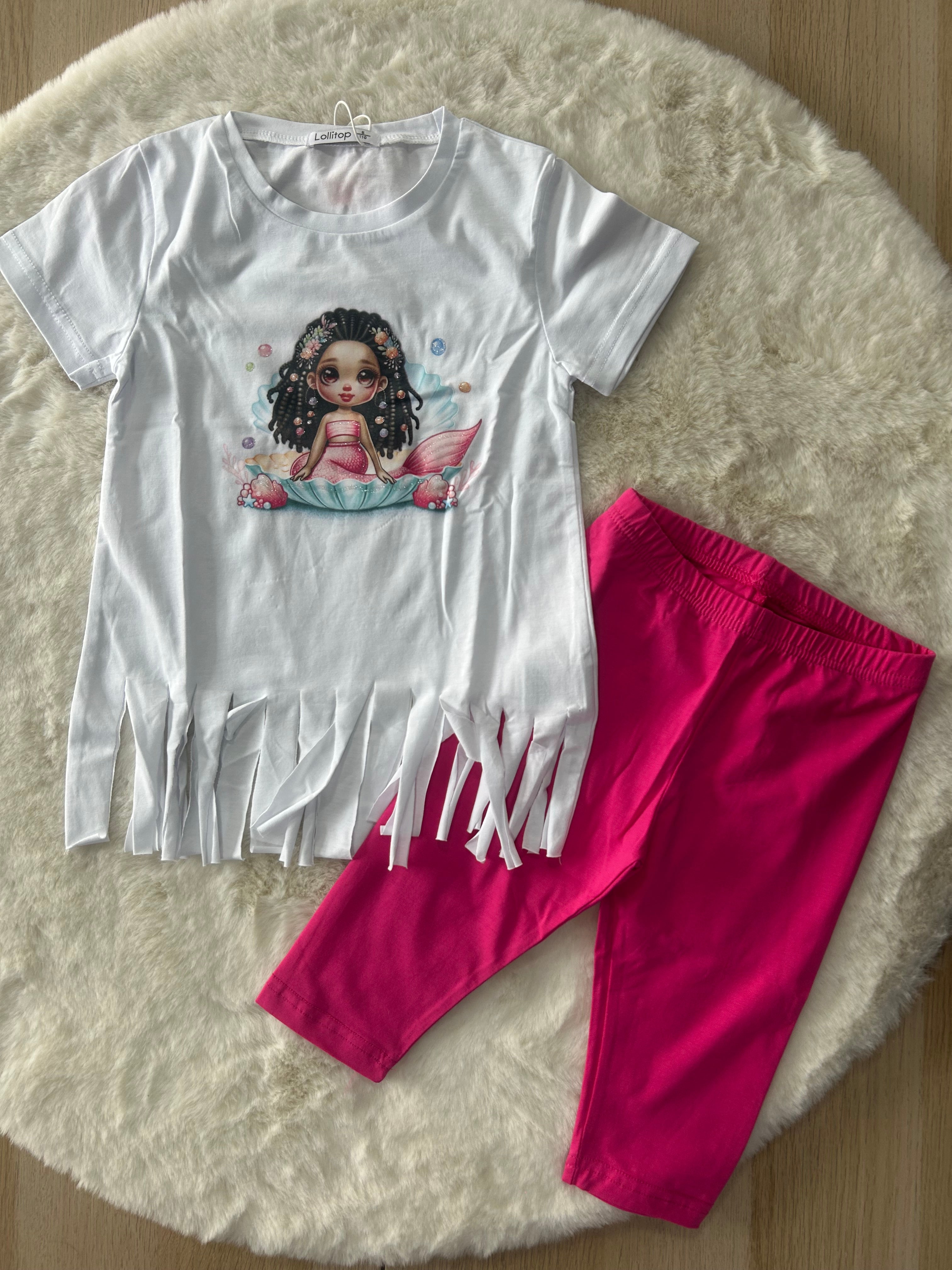COMPLETO BAMBINA IN COTONE