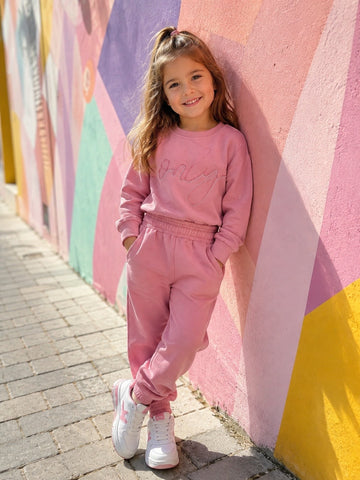 TUTA IN COTONE GARZATO BAMBINA