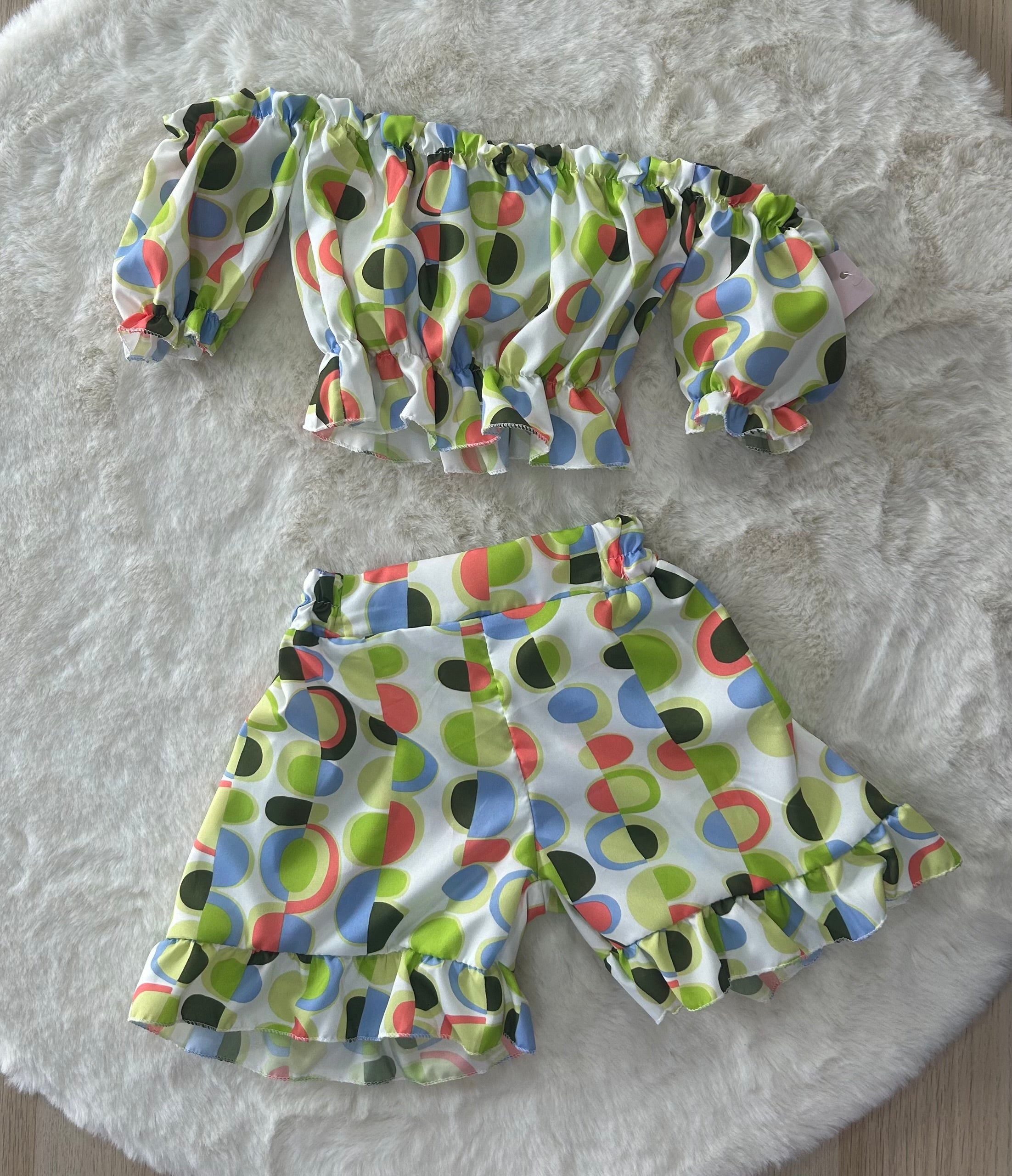 COMPLETO BAMBINA CON ELASTICO