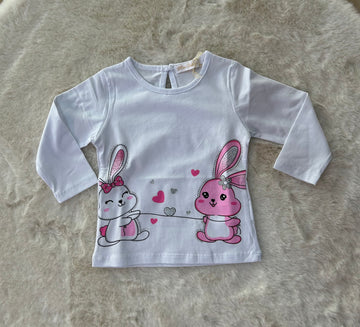 MAGLIA NEONATA MANICA LUNGA CON BRILLANTINI