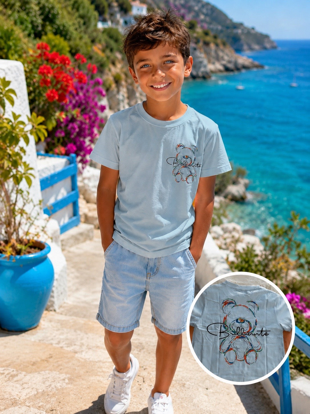 T-SHIRT 95% COTONE BAMBINO