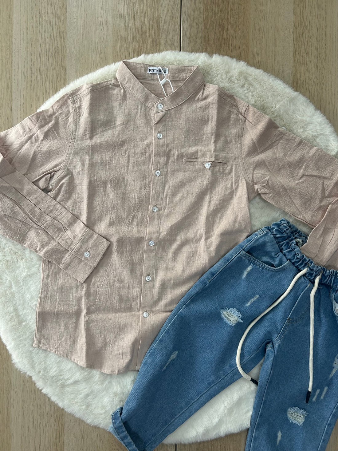 CAMICIA BAMBINO IN LINO