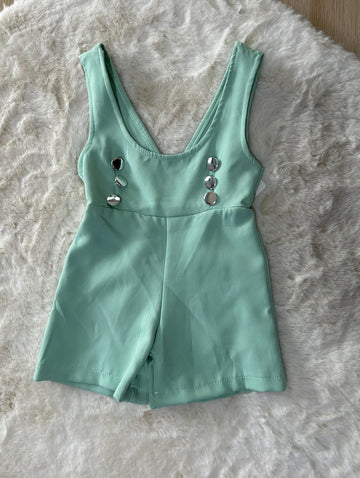 SALOPETTE NEONATA CON PANTALONCINO