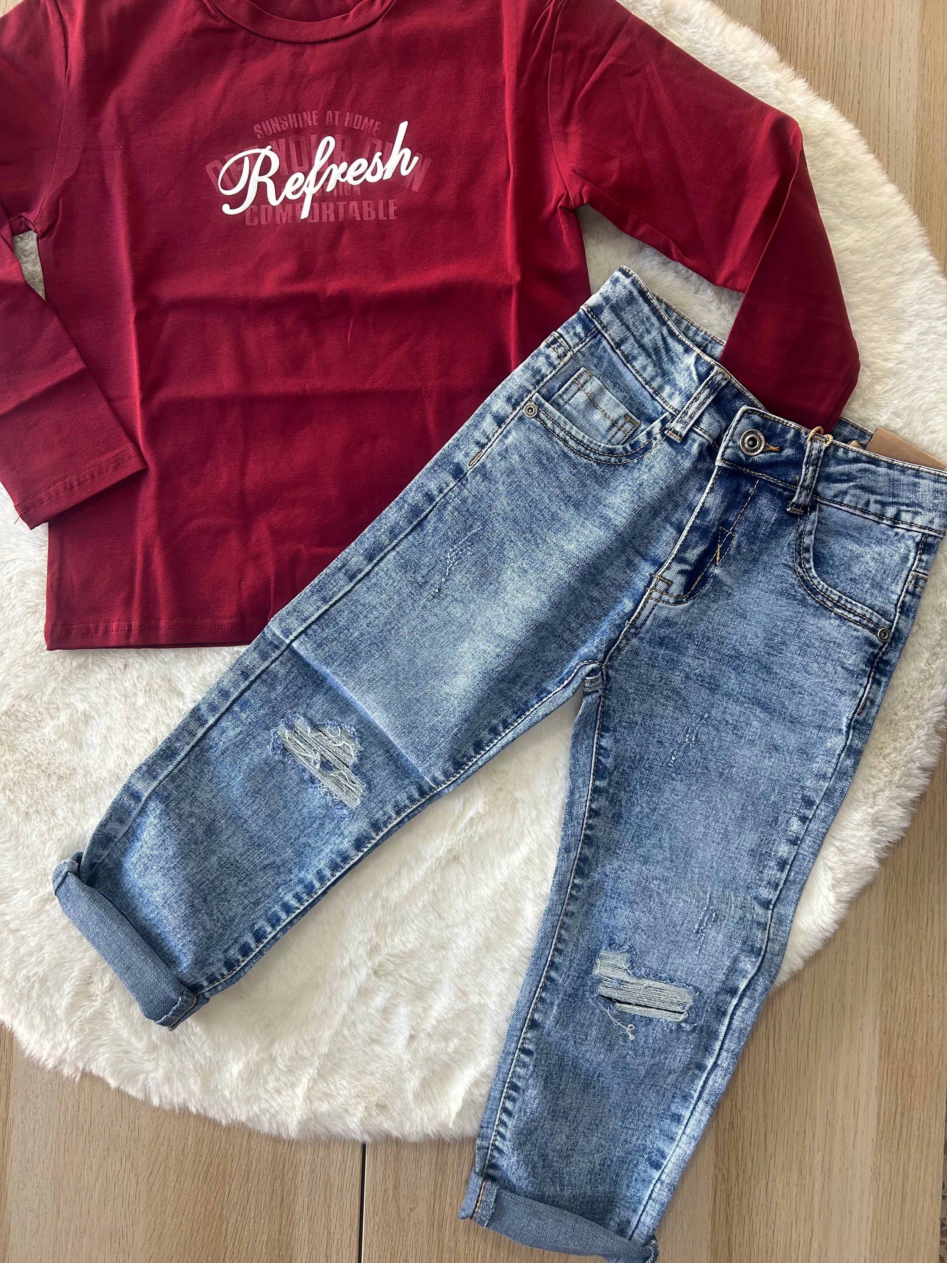 PANTALONI JEANS BAMBINO PRIMAVERILE