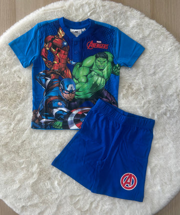 PIGIAMA BAMBINO 100% COTONE AVENGERS