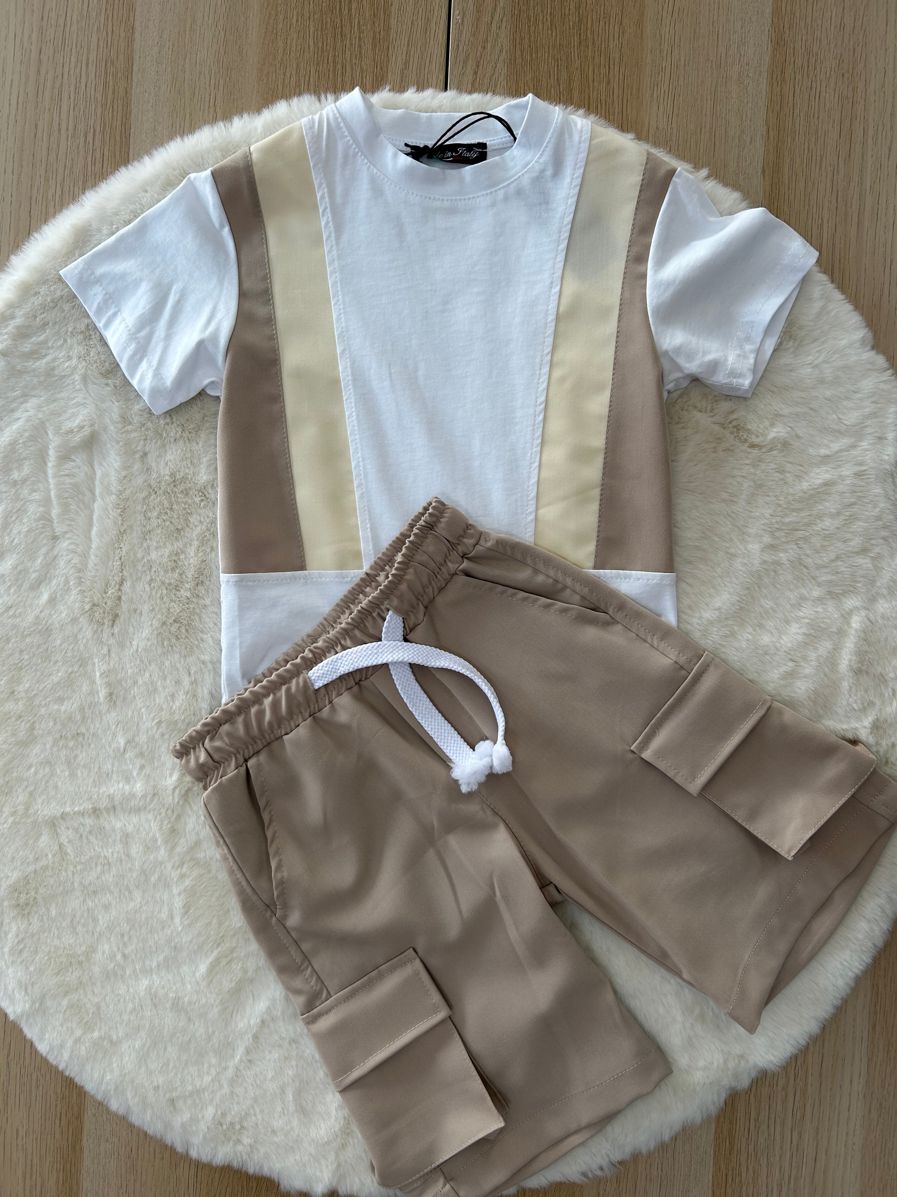 COMPLETO T-SHIRT E BERMUDA BAMBINO