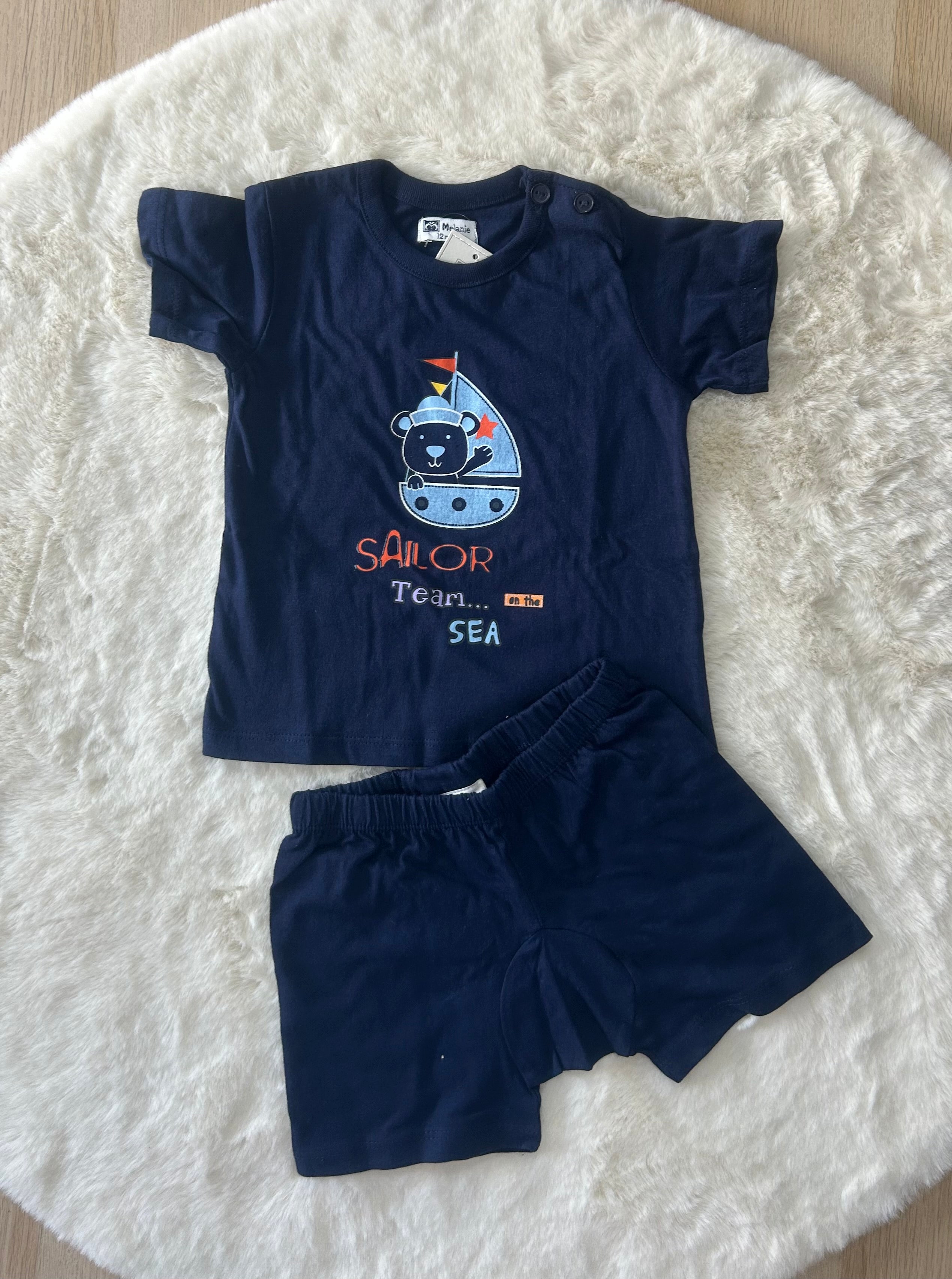 PIGIAMA NEONATO 100% COTONE MELANIE