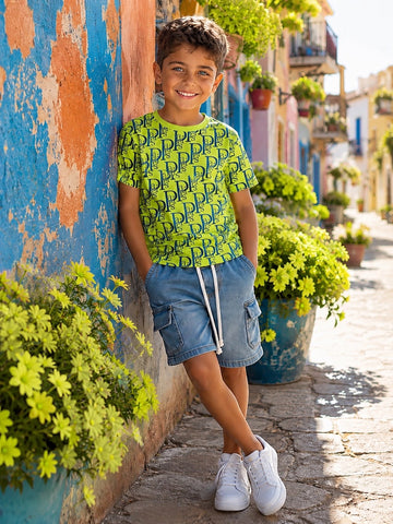 T-SHIRT BAMBINO 95% COTONE