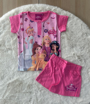 PIGIAMA BAMBINA 100% COTONE PRINCIPESSE