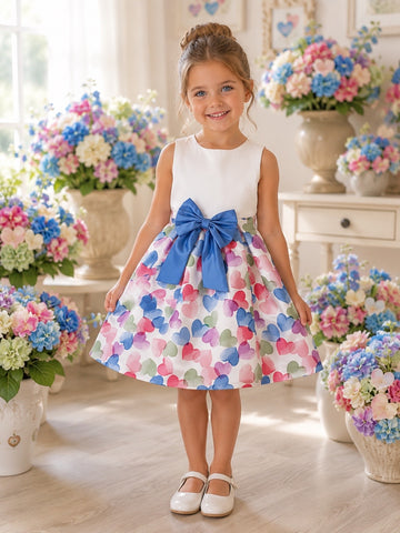 VESTITO BAMBINA BAMBOLINA MADE IN ITALY