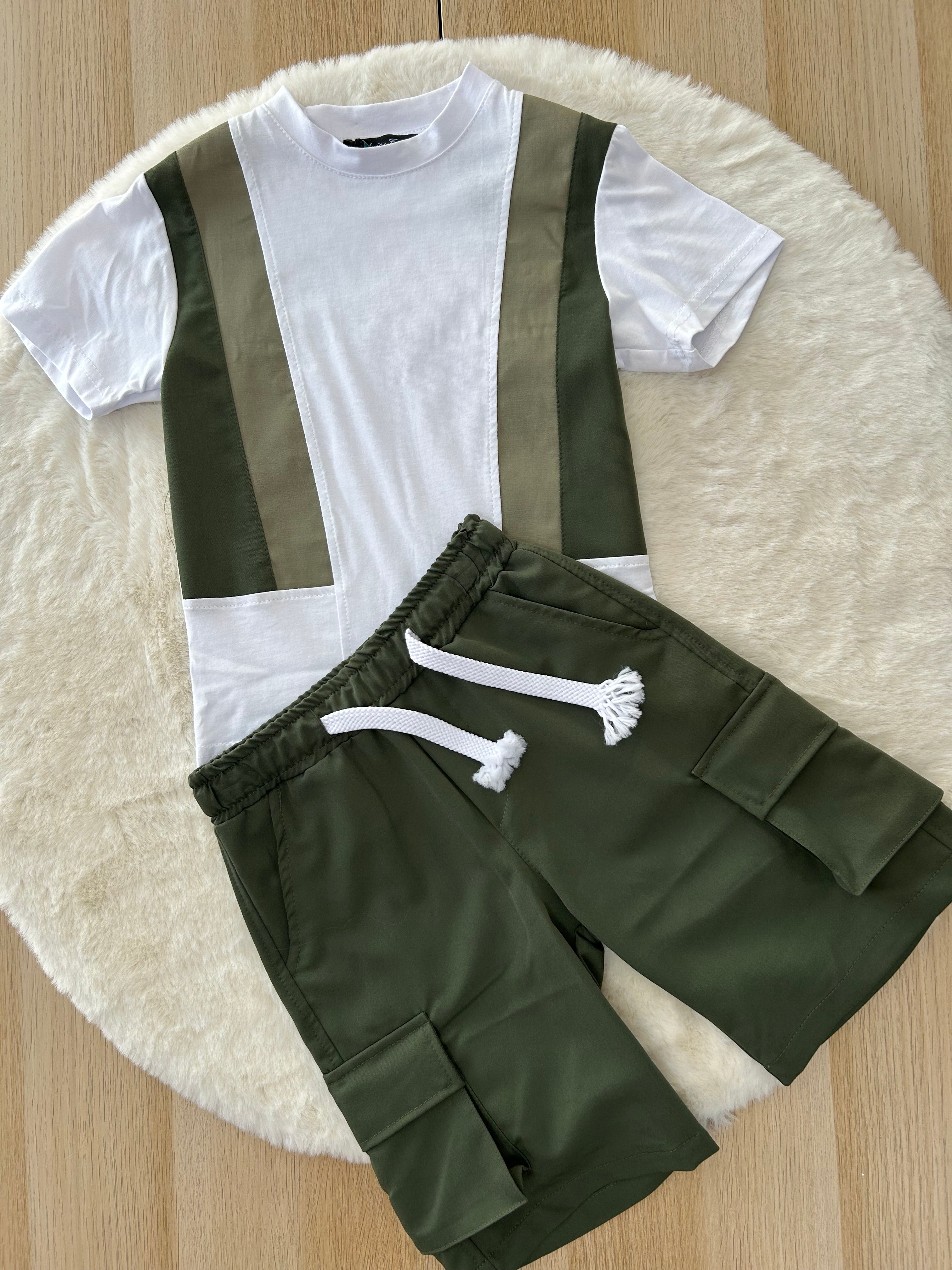 COMPLETO T-SHIRT E BERMUDA BAMBINO