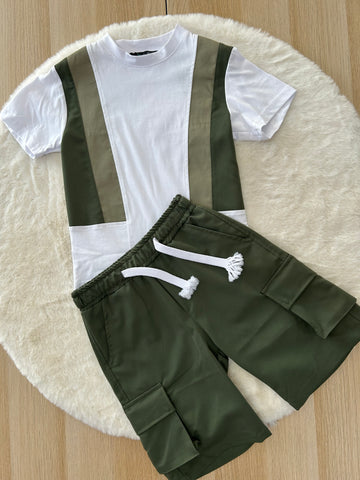 COMPLETO T-SHIRT E BERMUDA BAMBINO