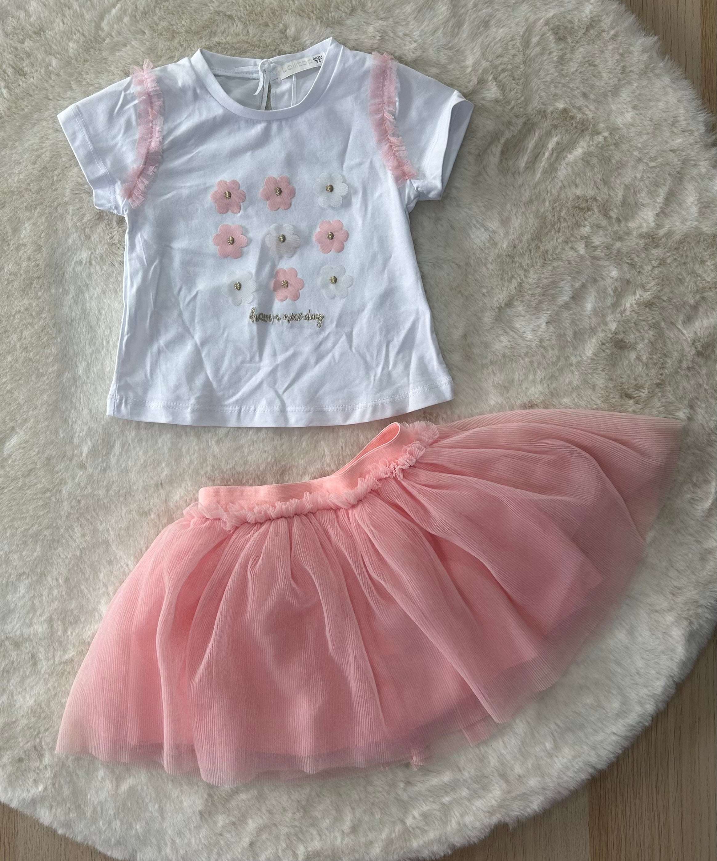 COMPLETO NEONATA IN TULLE