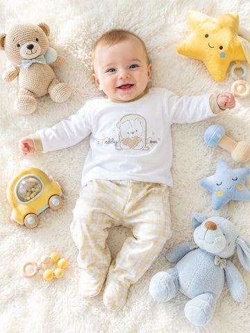 TUTINA NEONATO 2 PEZZI NEONATO 100% COTONE