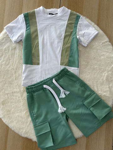 COMPLETO T-SHIRT E BERMUDA BAMBINO