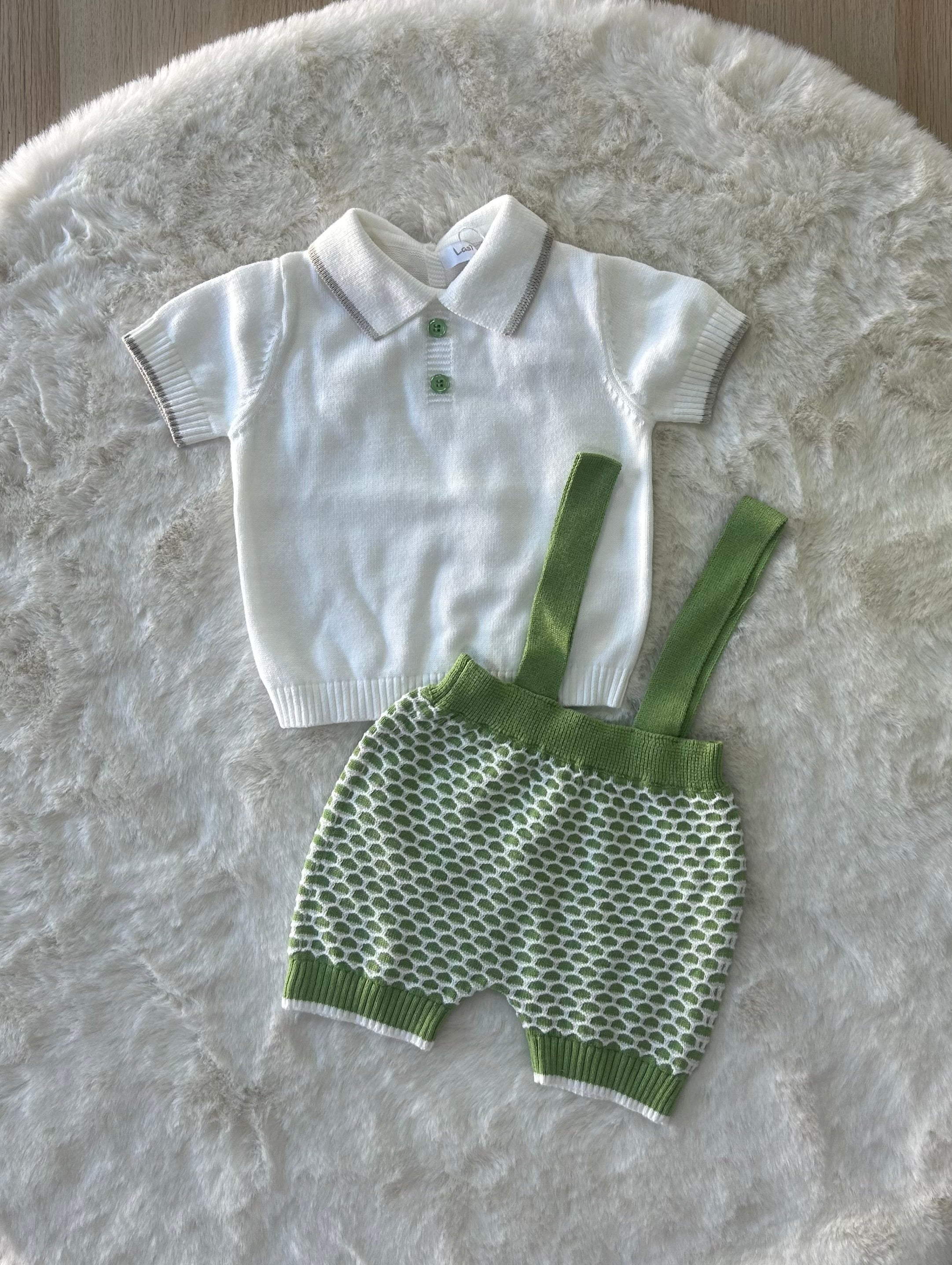 COMPLETO NEONATO 2 PEZZI 100% COTONE