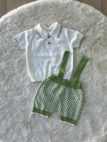 COMPLETO NEONATO 2 PEZZI 100% COTONE