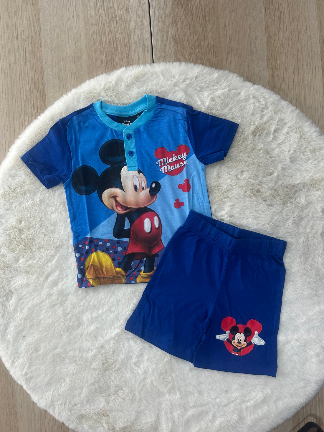 PIGIAMA BAMBINO 100% COTONE MICKEY MOUSE