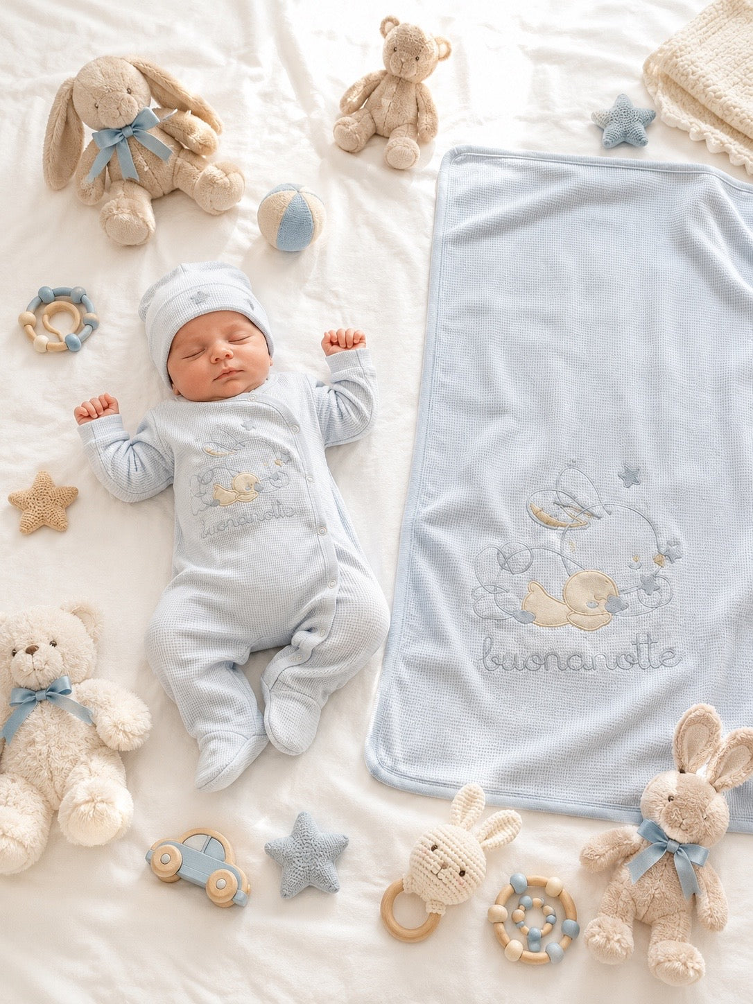 SET 3 PZ NEONATO IN COTONE