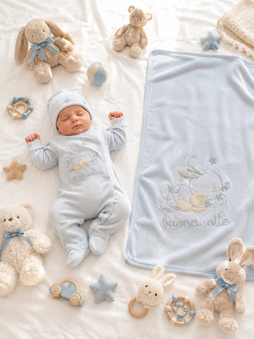 SET 3 PZ NEONATO IN COTONE
