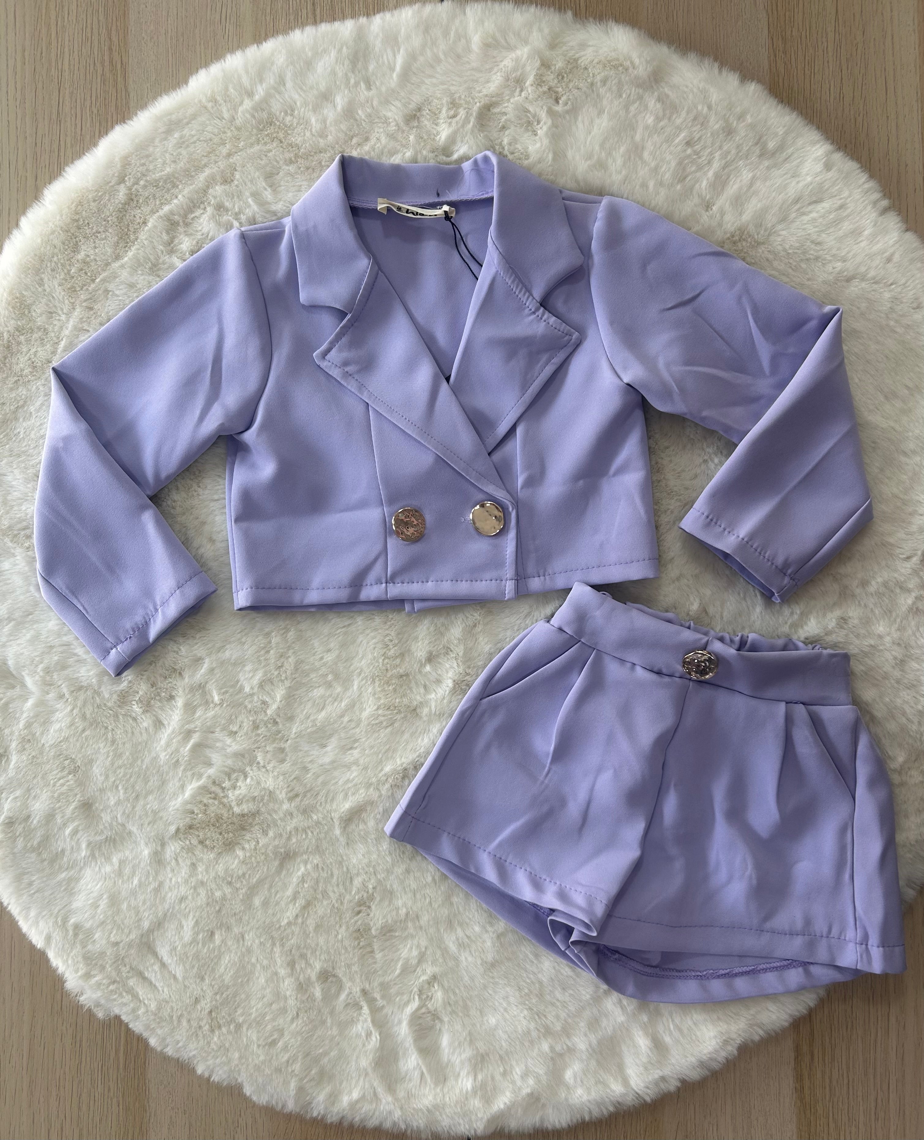 COMPLETO NEONATA PRIMAVERILE GIACCA + PANTALONCINO