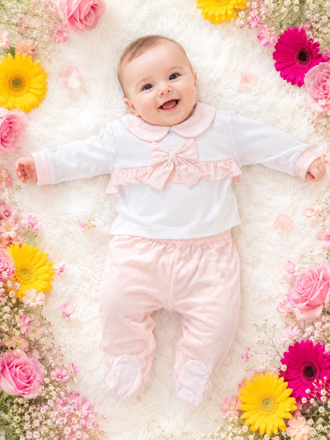 TUTINA NEONATA 2 PEZZI 100% COTONE