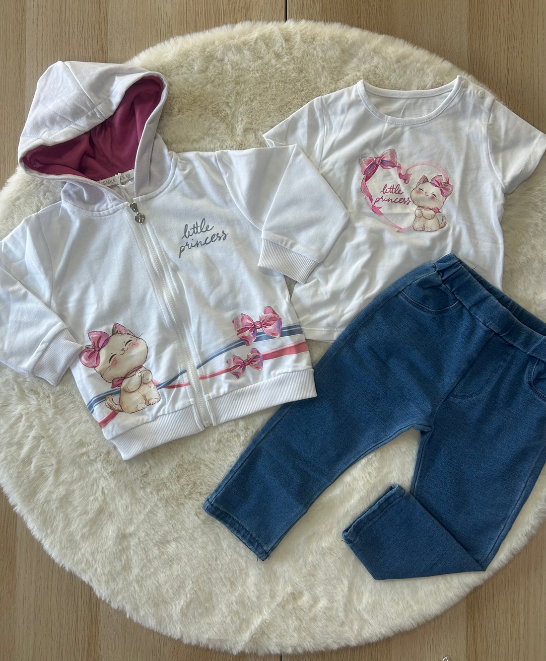 COMPLETO NEONATA IN COTONE 3PZ