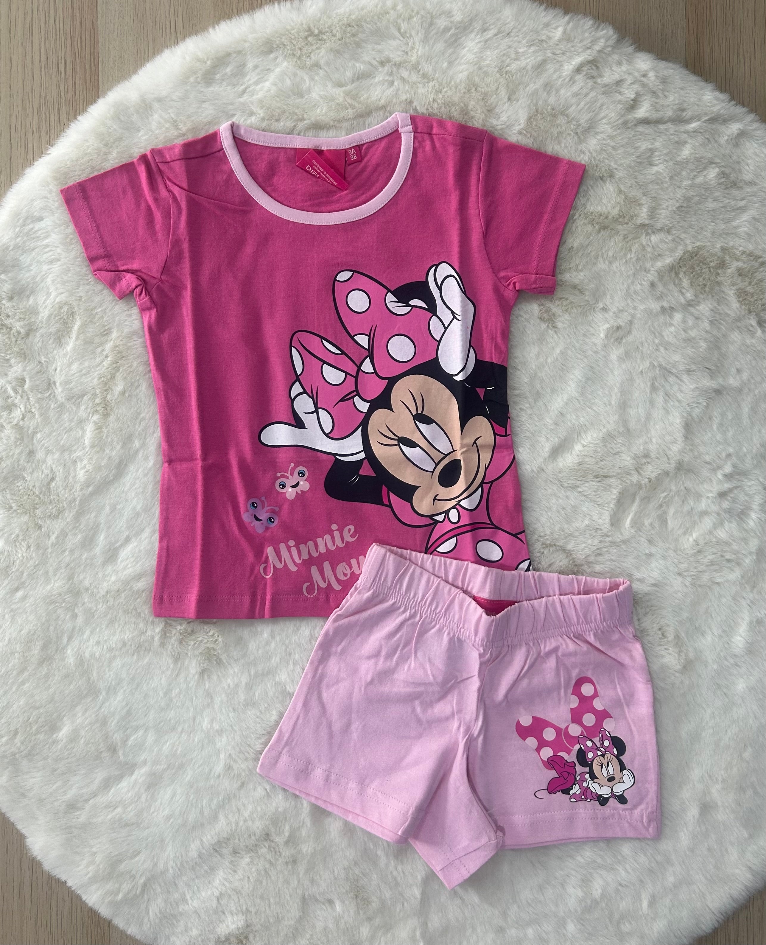 PIGIAMA BAMBINA 100% COTONE MINNIE