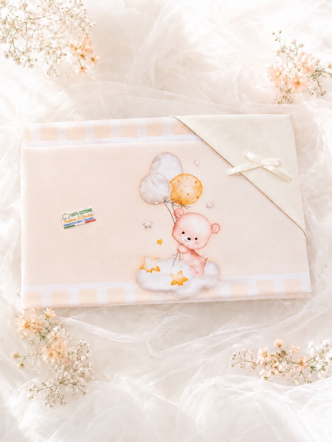 LENZUOLO NEONATO/A CULLA 100% COTONE