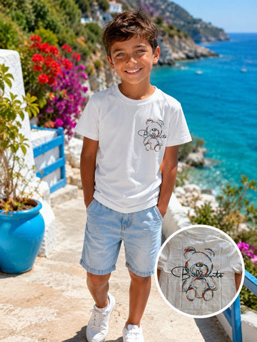T-SHIRT 95% COTONE BAMBINO