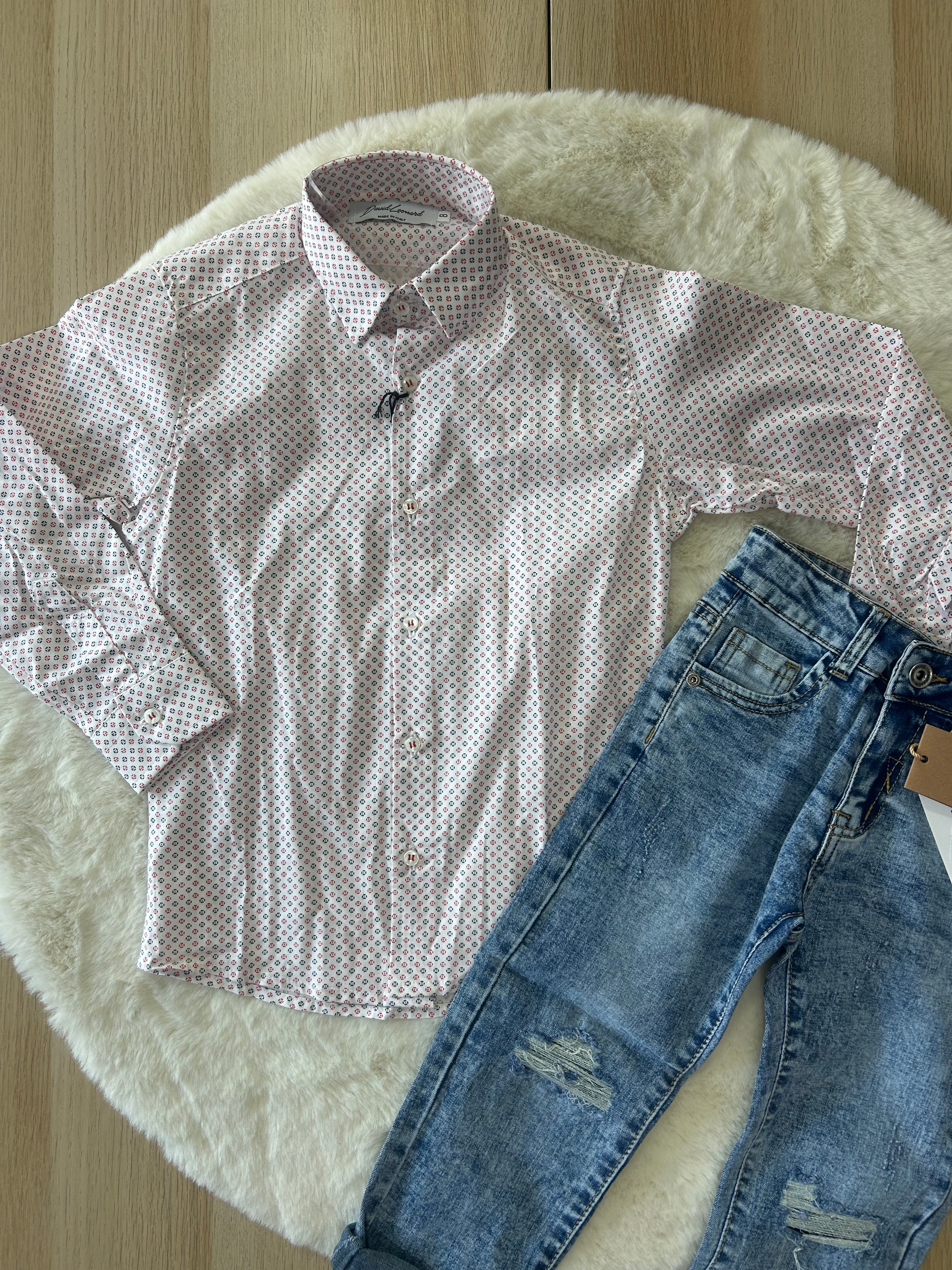 CAMICIA BAMBINO IN COTONE MADE IN ITALY