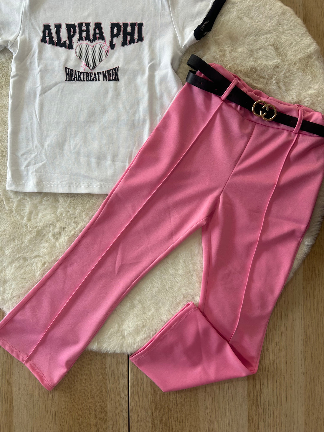 PANTALONI BAMBINA PRIMAVERILE A PALAZZO