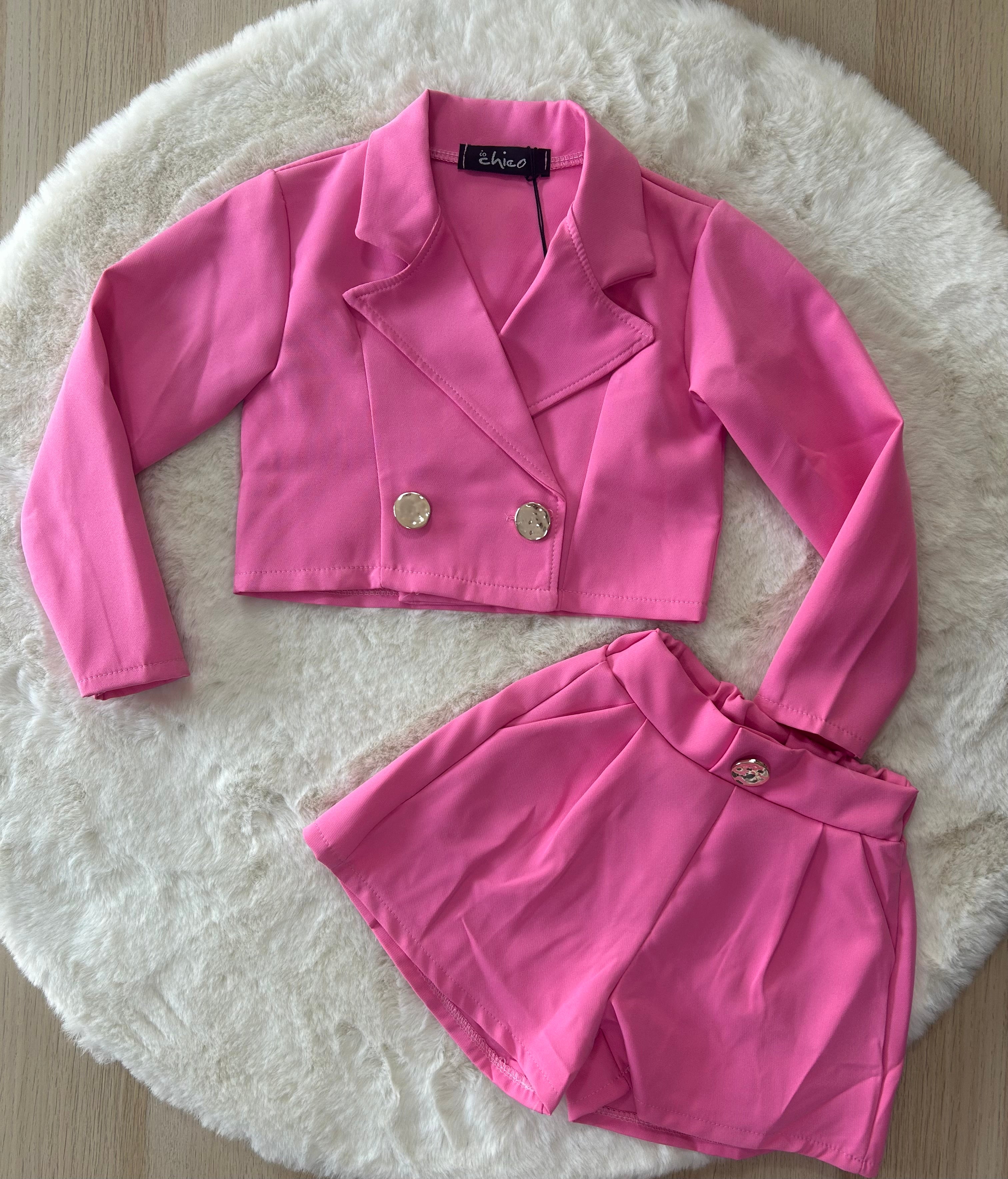 COMPLETO NEONATA PRIMAVERILE GIACCA + PANTALONCINO