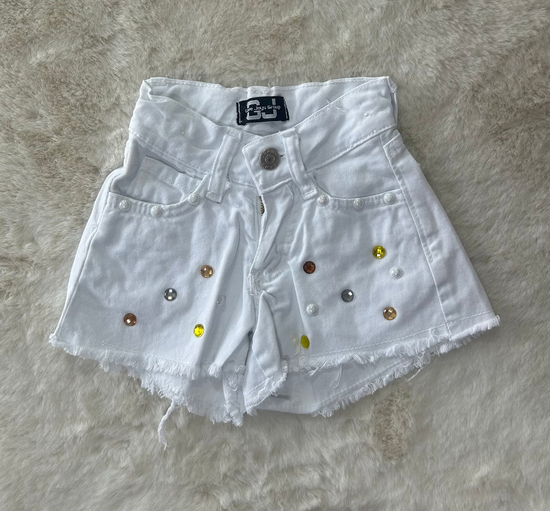 PANTALONCINO DI JEANS NEONATA