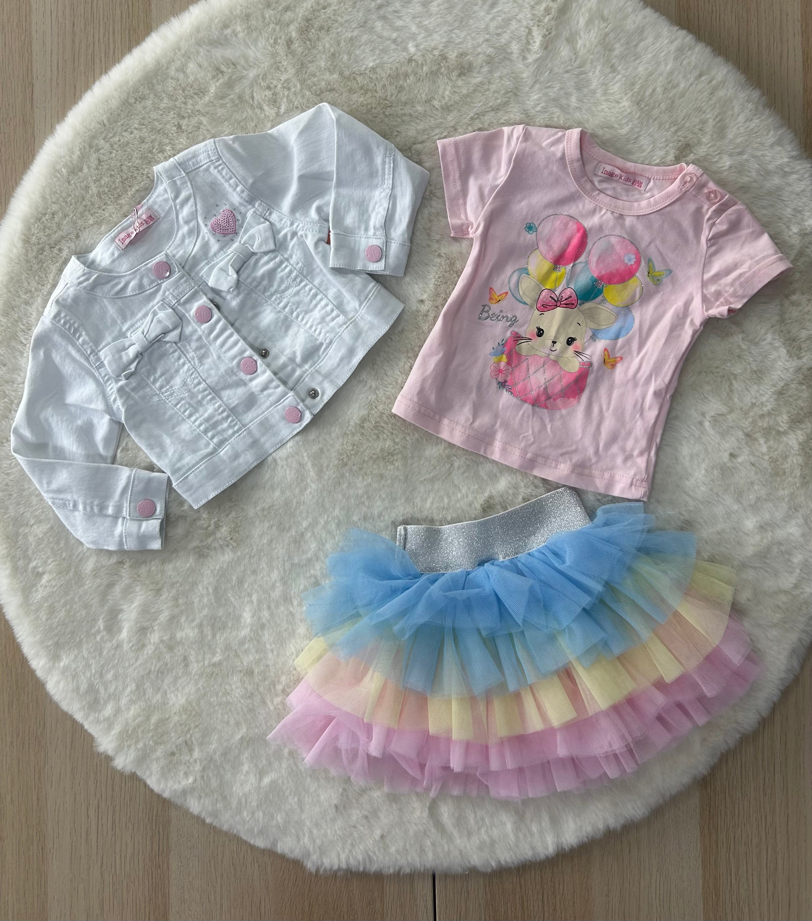COMPLETO PRIMAVERILE NEONATA 3PZ