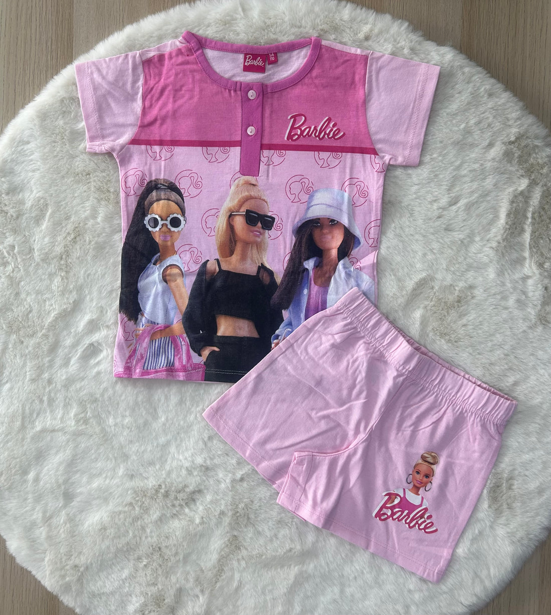PIGIAMA BAMBINA 100% COTONE BARBIE