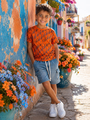 T-SHIRT BAMBINO 95% COTONE